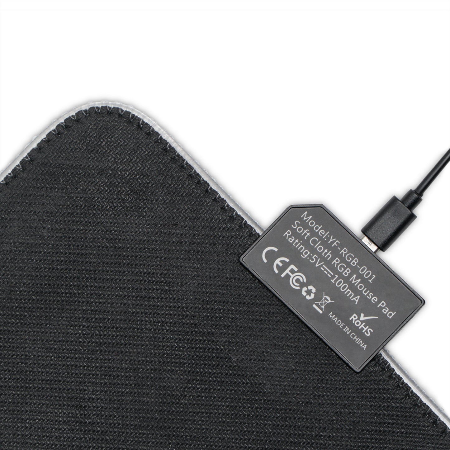 LED Gaming Mouse Pad — "Support Grassroots Drifting, F*ck Takeovers" RGB Desk Mat
