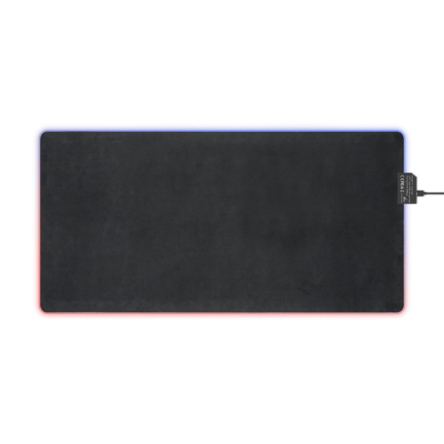 LED Gaming Mouse Pad — "Support Grassroots Drifting, F*ck Takeovers" RGB Desk Mat